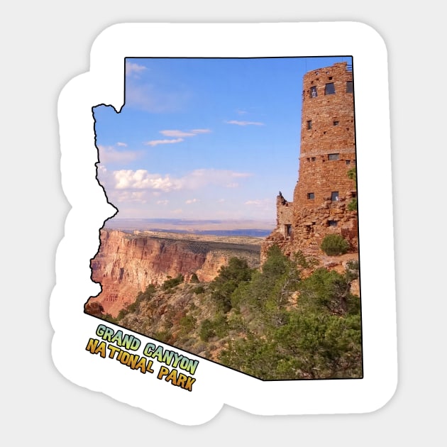 Arizona  (Grand Canyon National Park) Sticker by gorff